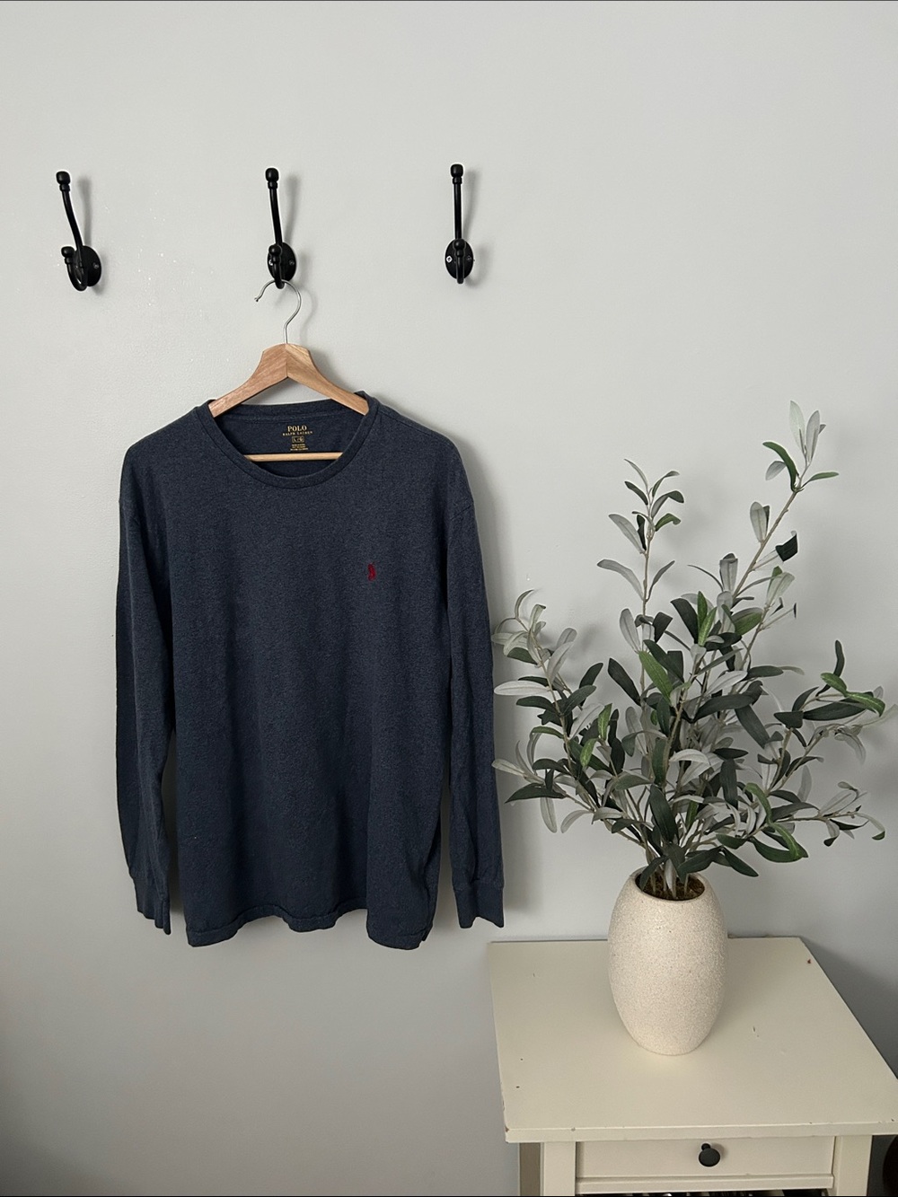 Polo by Ralph Lauren Dark Navy Long-Sleeve Crewneck